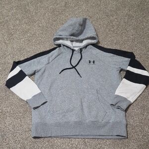 Under Armour Gray and Black Hoodie size small/youth XL